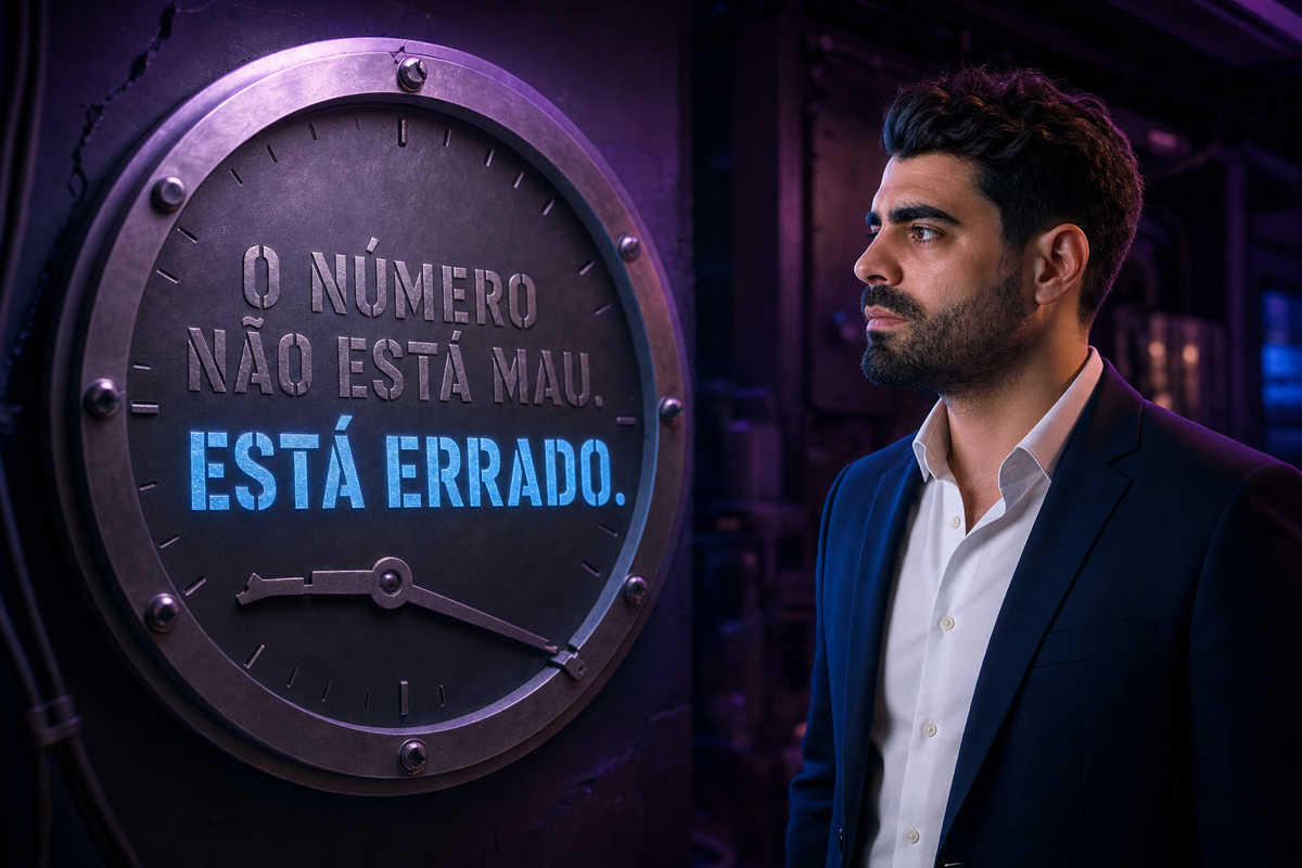 Custo de aquisição de leads mal medido: mostrador de metal com o ponteiro partido
