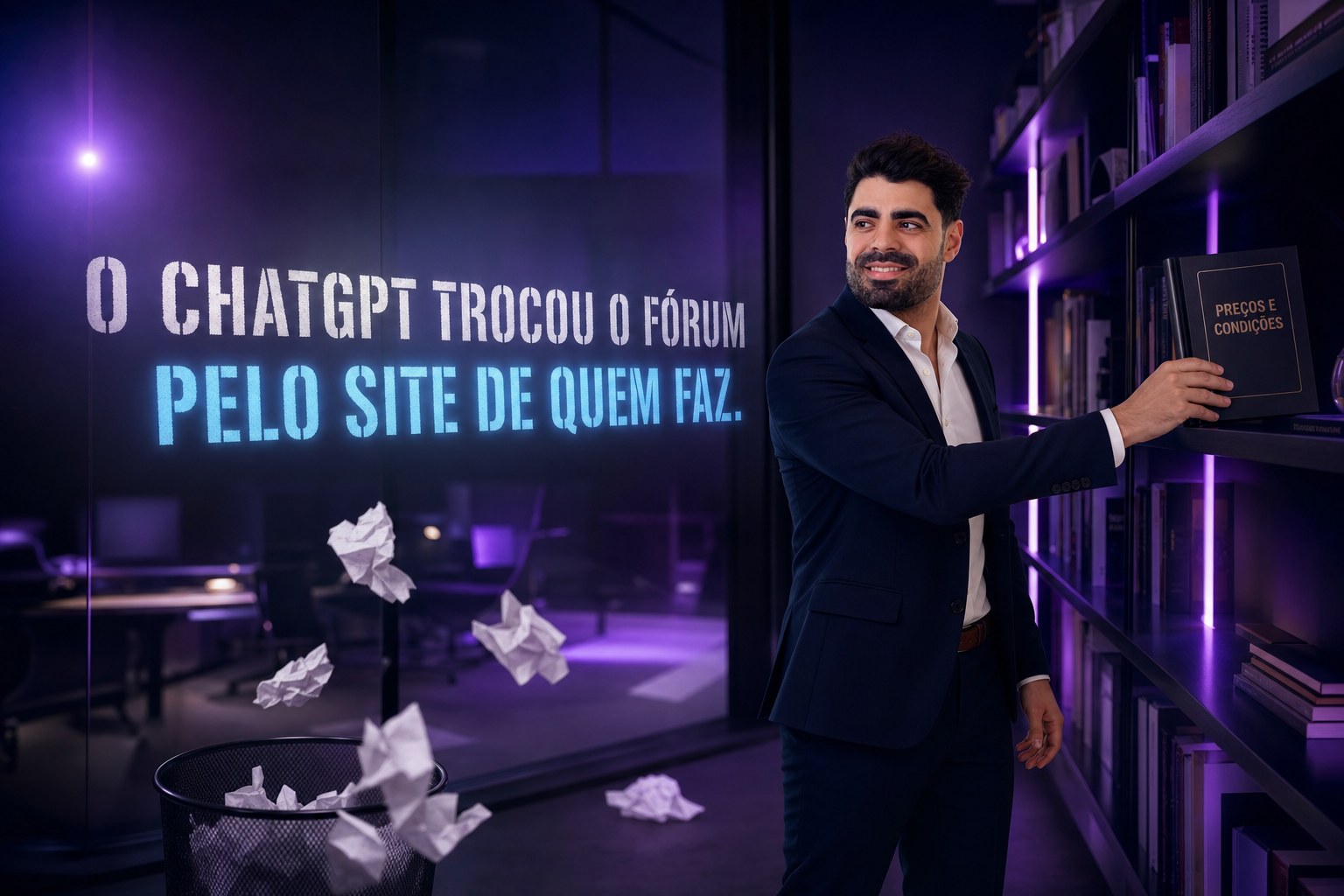 Ser citado pelo ChatGPT: o ChatGPT trocou o fórum pelo site de quem faz